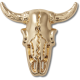 Gold Cow Skull